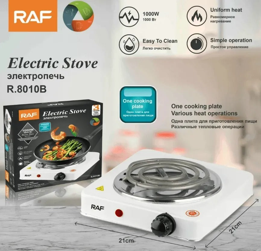 Portable Electric Hot Plate 1000W Single Burner