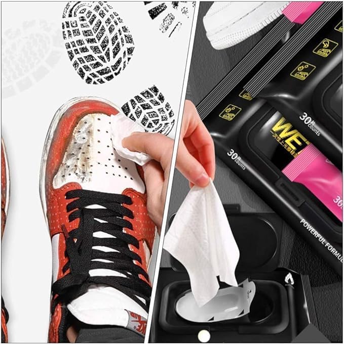 Shoe Cleaning Wipes 80 Count