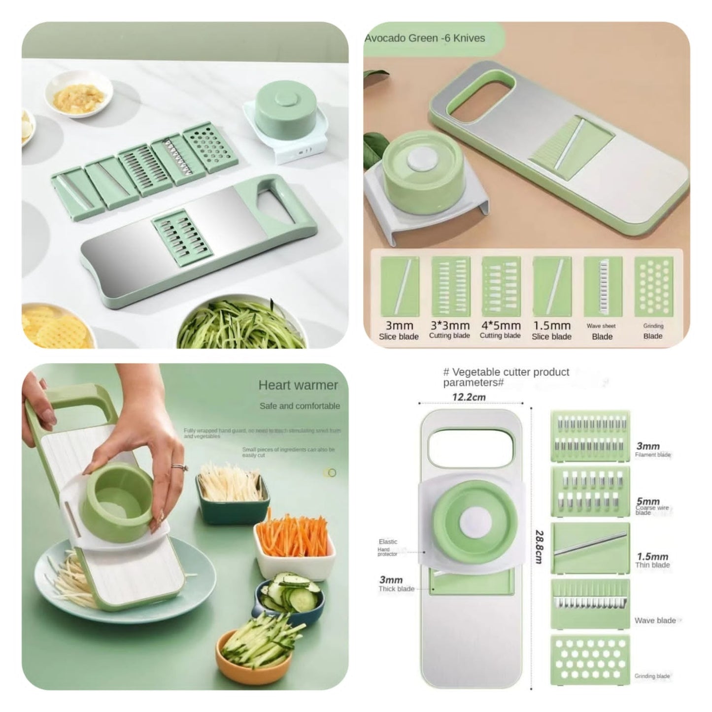 Multi-Functional Kitchen Vegetable Cutter Set