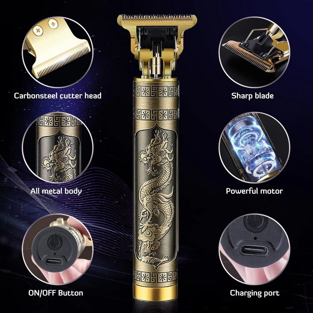 Professional Cordless Hair Clipper & Beard Trimmer