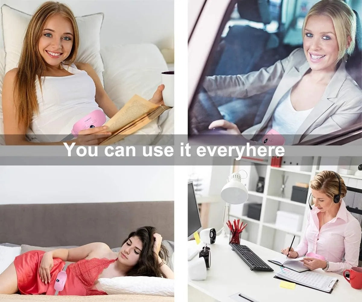 Portable Cordless Heating Pad Waist Belt