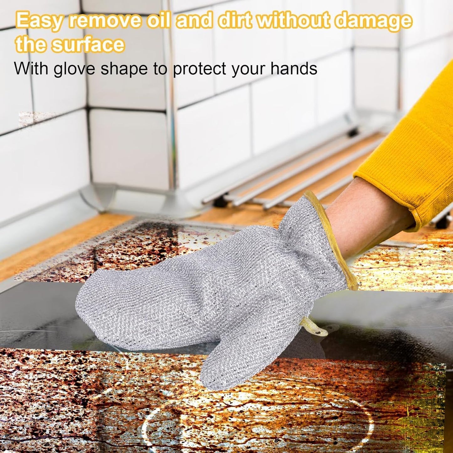 Steel Wire Kitchen Cleaning Glove