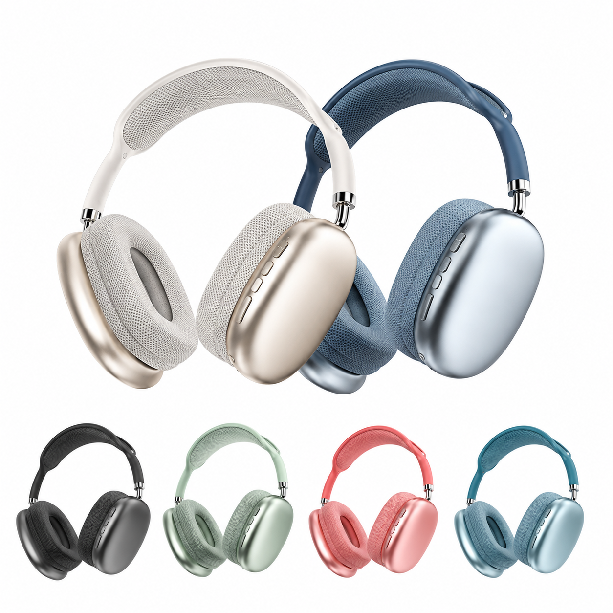 P9 Wireless Bluetooth Over-Ear Headphones with Noise Isolation