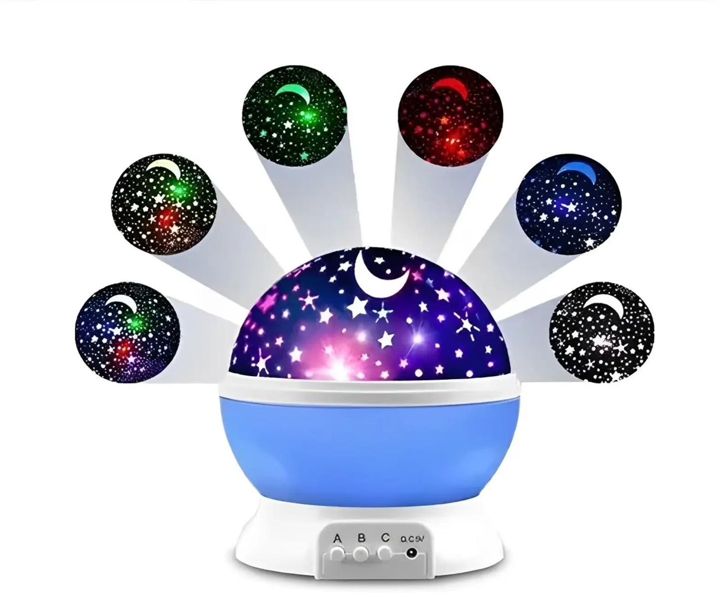 LED Galaxy Moon Lamp Starry Sky Rotating Projection