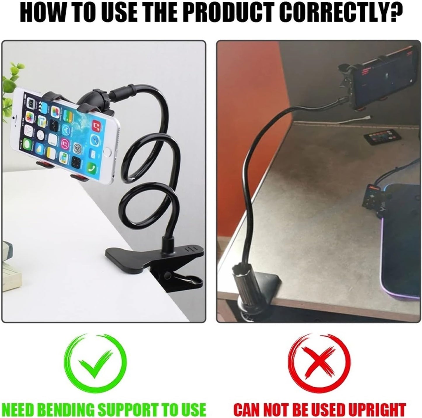 Flexible Adjustable Mobile Phone Holder Stand