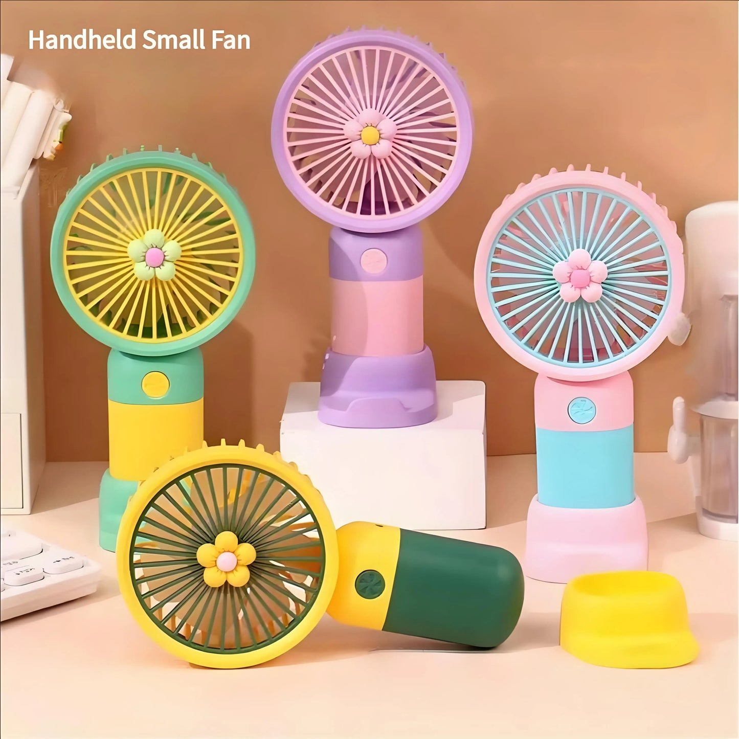 Portable Rechargeable Mini Table Fan for Home & Office