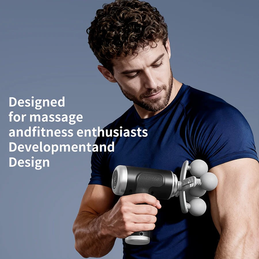 Rechargeable Massage Gun with 6-Speed Settings