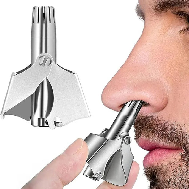 Stainless Steel Manual Nose & Ear Hair Trimmer
