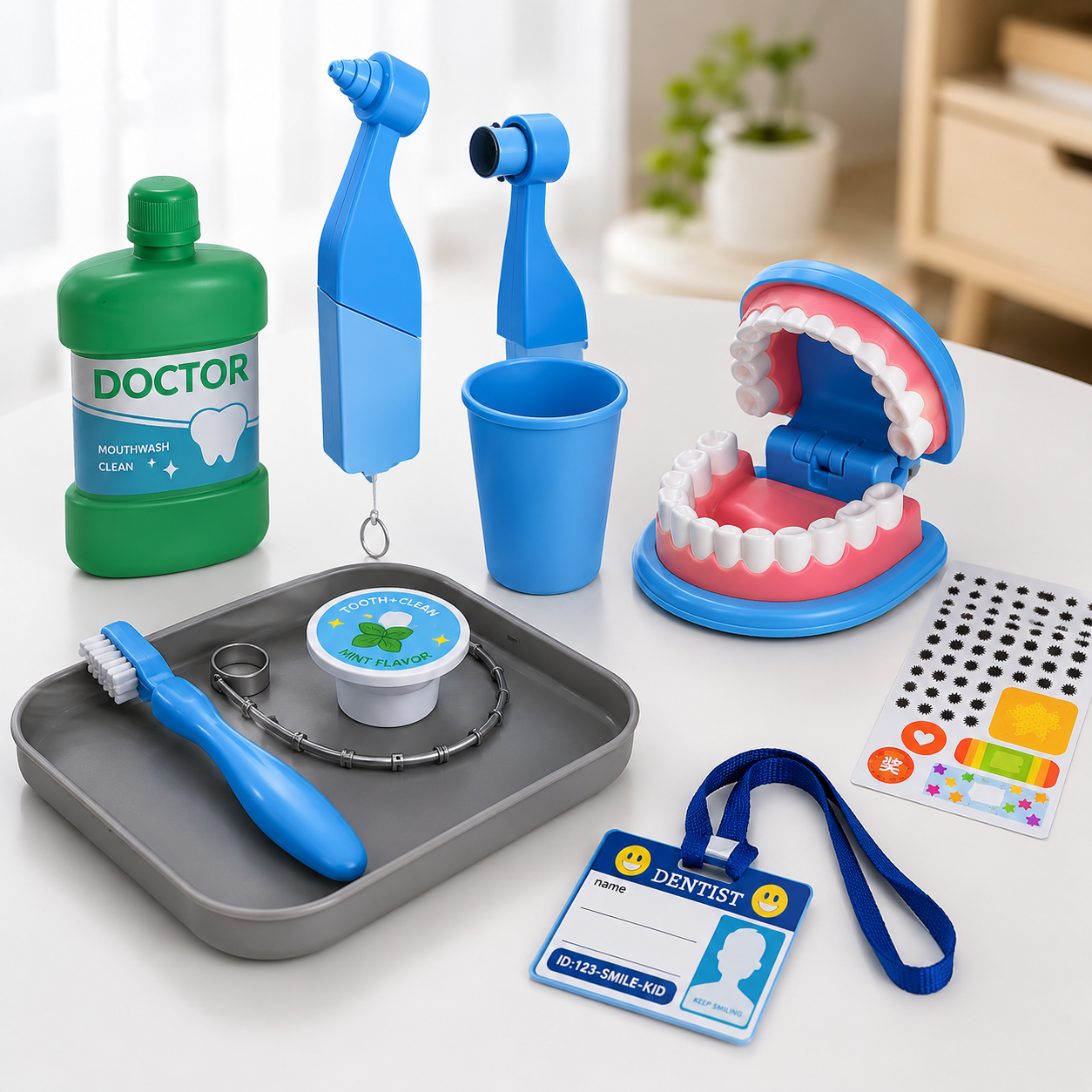 Kids Dentist Doctor Pretend Play Set