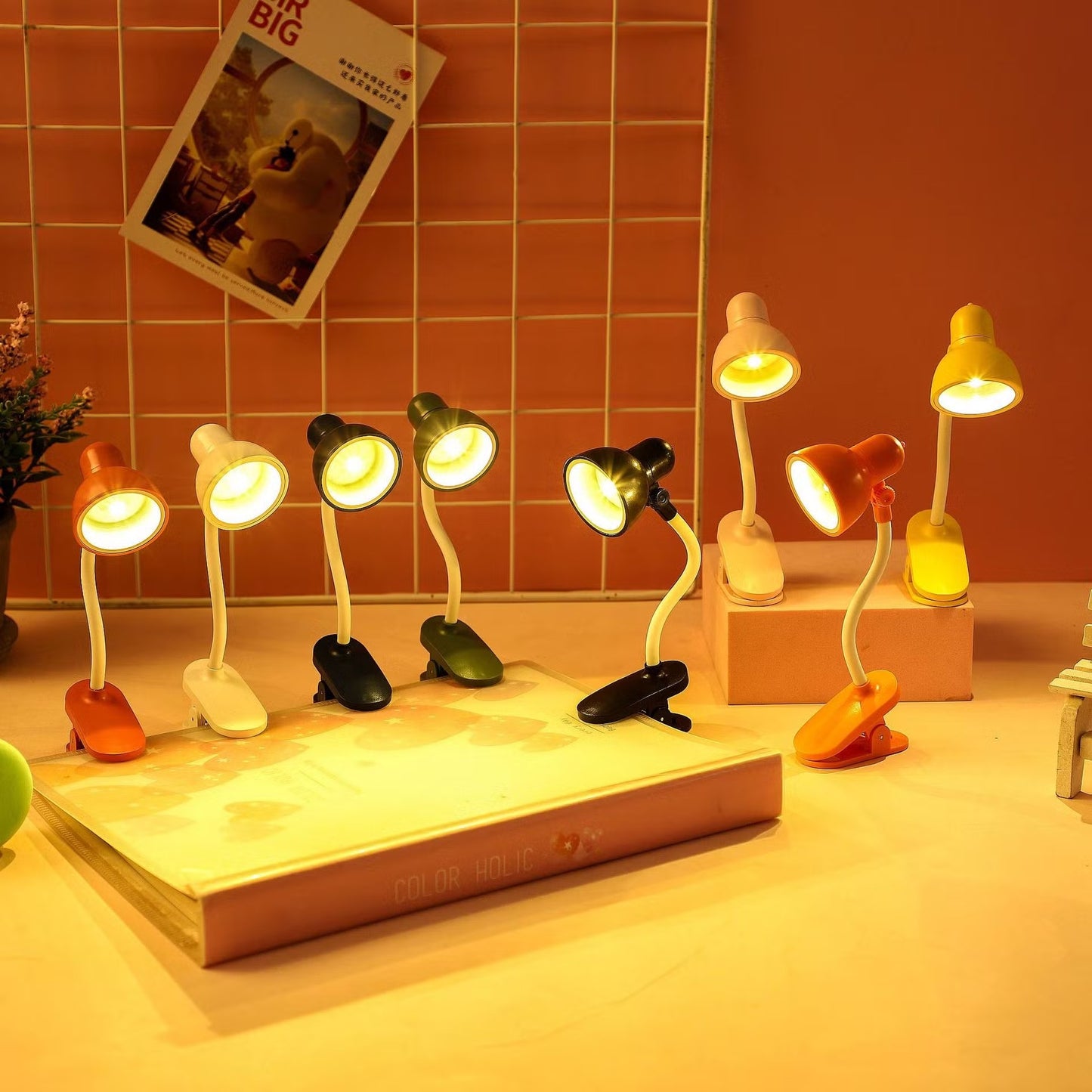 Mini Foldable LED Book Light for Reading