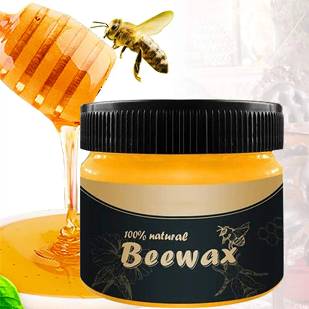 Natural Beeswax Wood Polish & Conditioner for Furniture