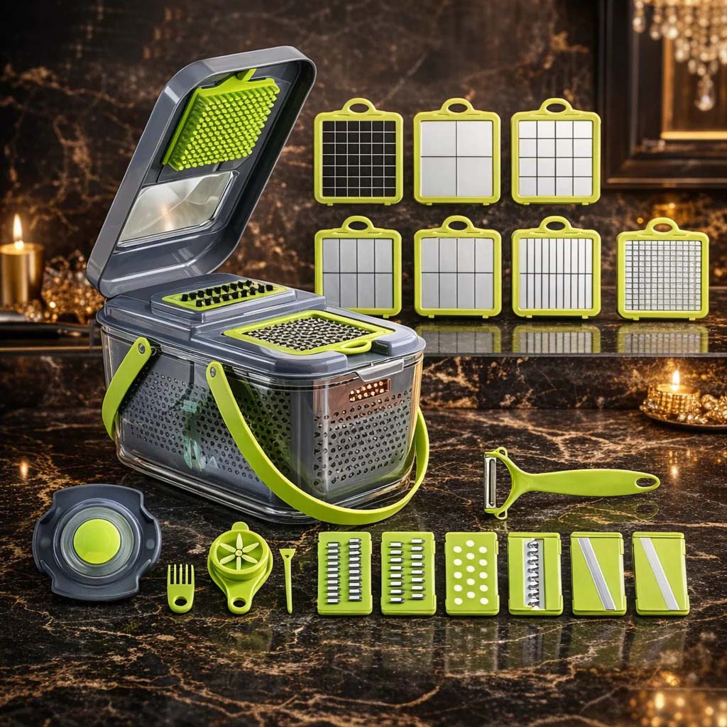 22-in-1 Multifunctional Vegetable Cutter and Chopper Set