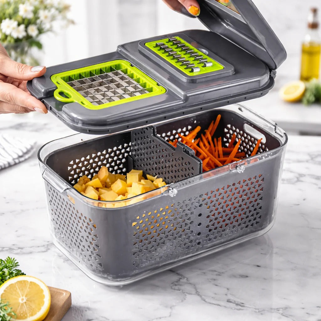 22-in-1 Multifunctional Vegetable Cutter and Chopper Set