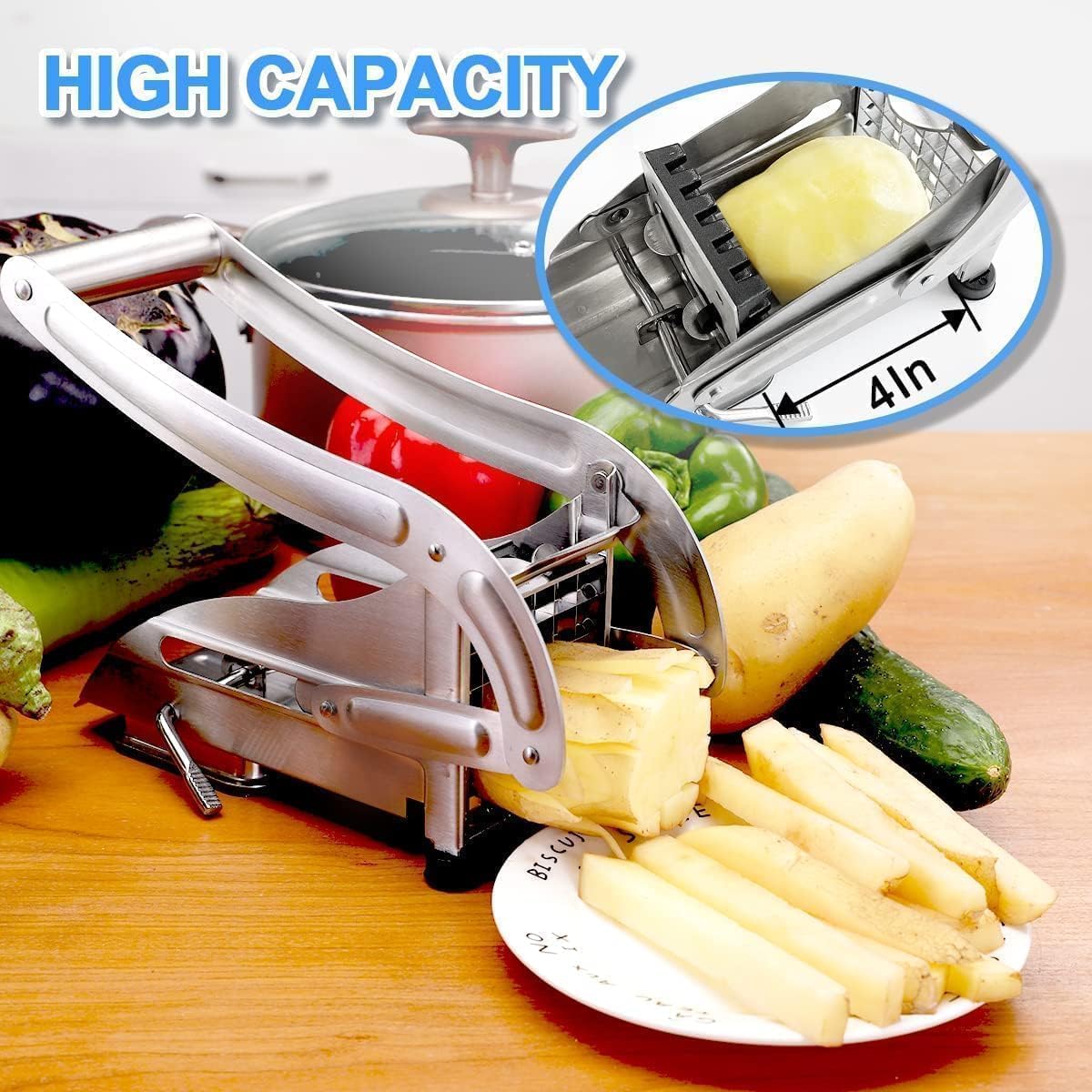 Heavy Duty Stainless Steel French Fries Cutter