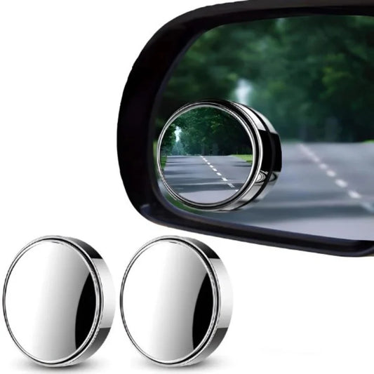 Car Blind Spot Mirror Set, 2 Pcs Round Original Glass Convex Mirrors