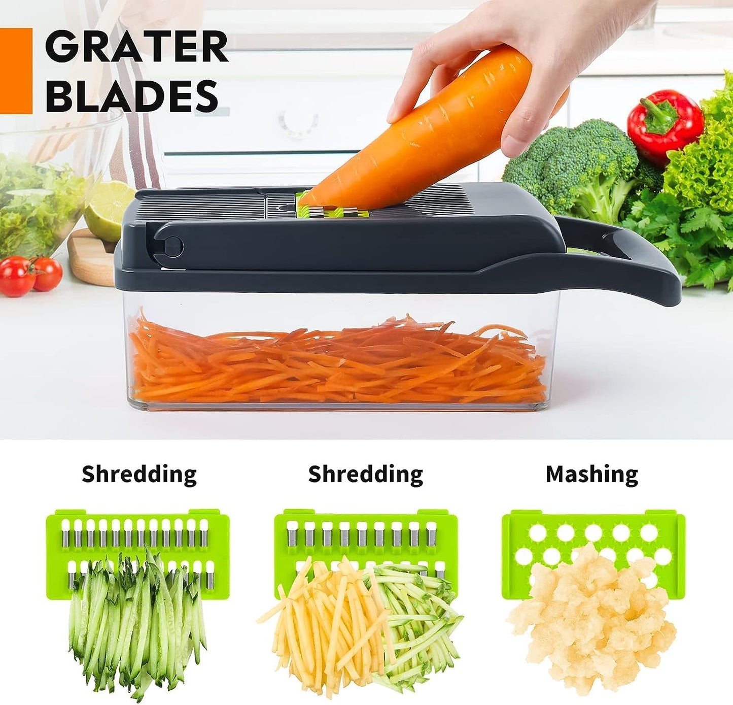 16-in-1 Multifunctional Vegetable Cutter