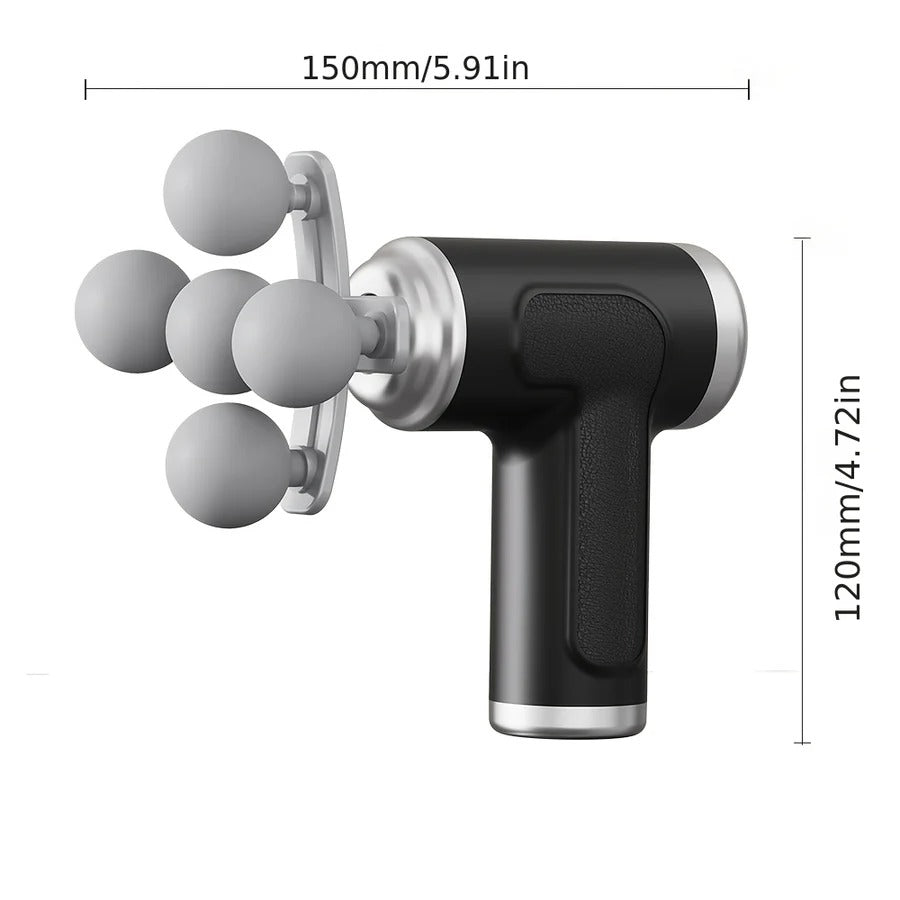 Rechargeable Massage Gun with 6-Speed Settings