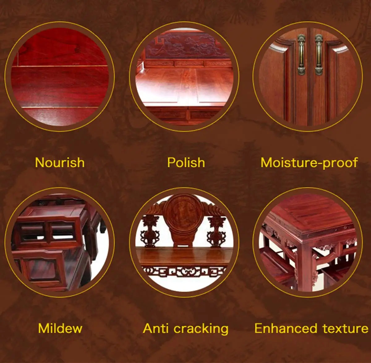 Natural Beeswax Wood Polish & Conditioner for Furniture