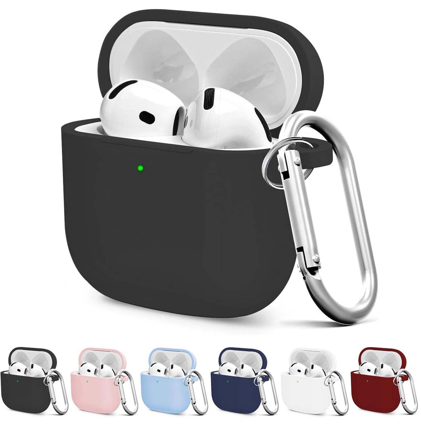 Soft Silicone Earbuds Charging Case Cover