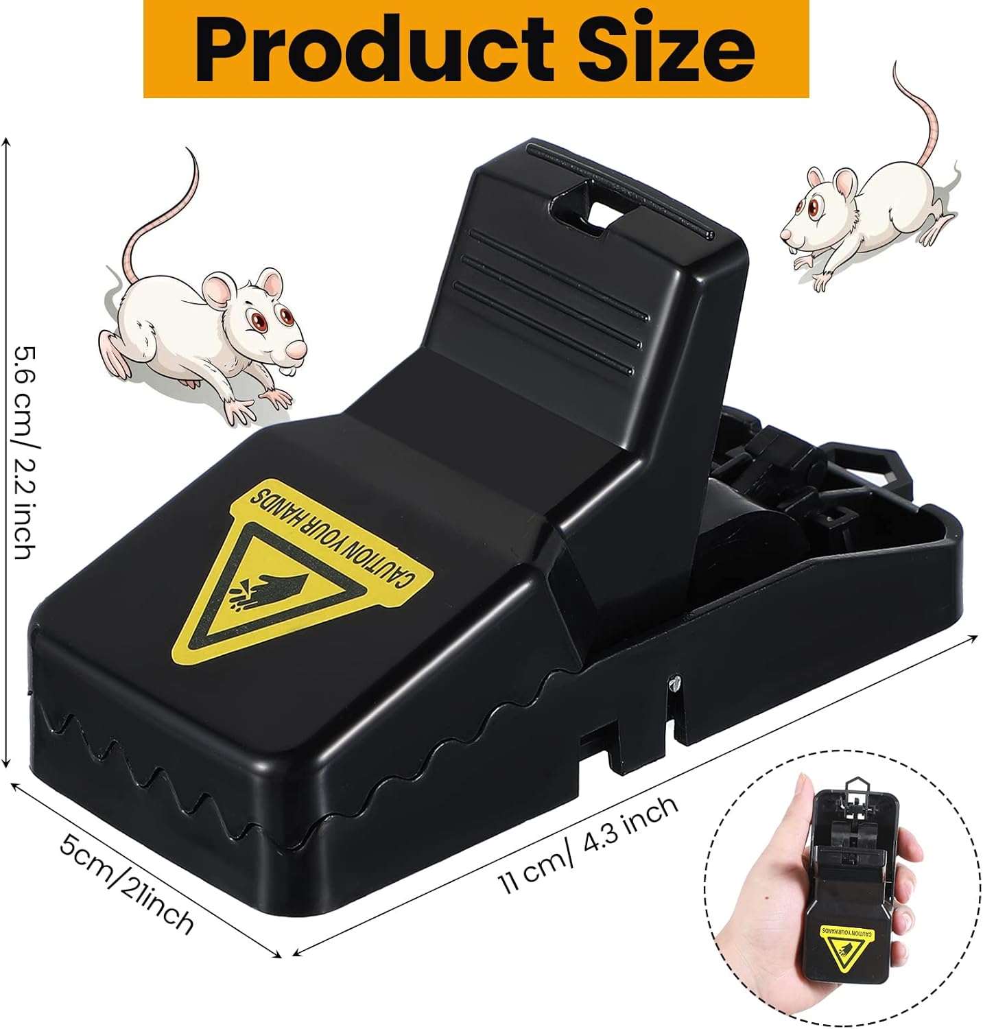 Reusable Mouse Trap for Indoor and Outdoor Use