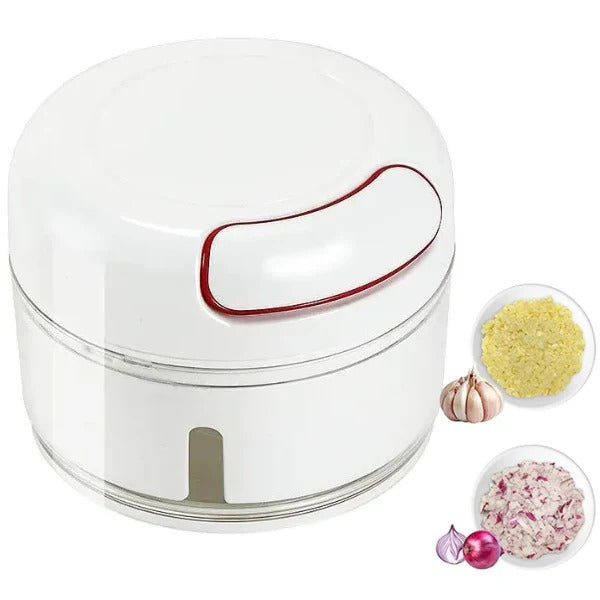 Mini Manual Garlic Chopper with Pull String