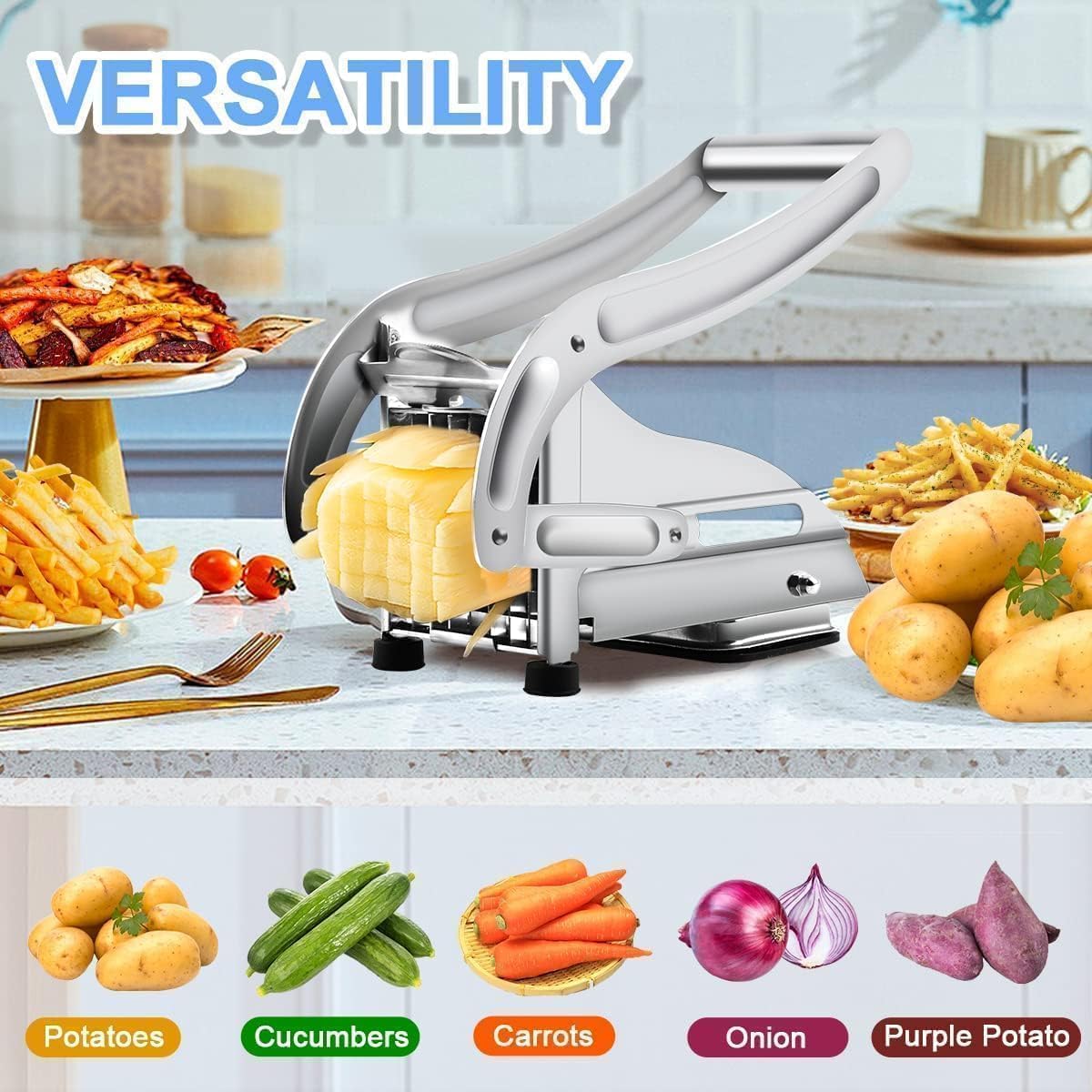 Heavy Duty Stainless Steel French Fries Cutter