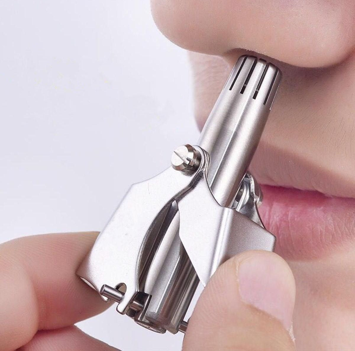 Stainless Steel Manual Nose & Ear Hair Trimmer