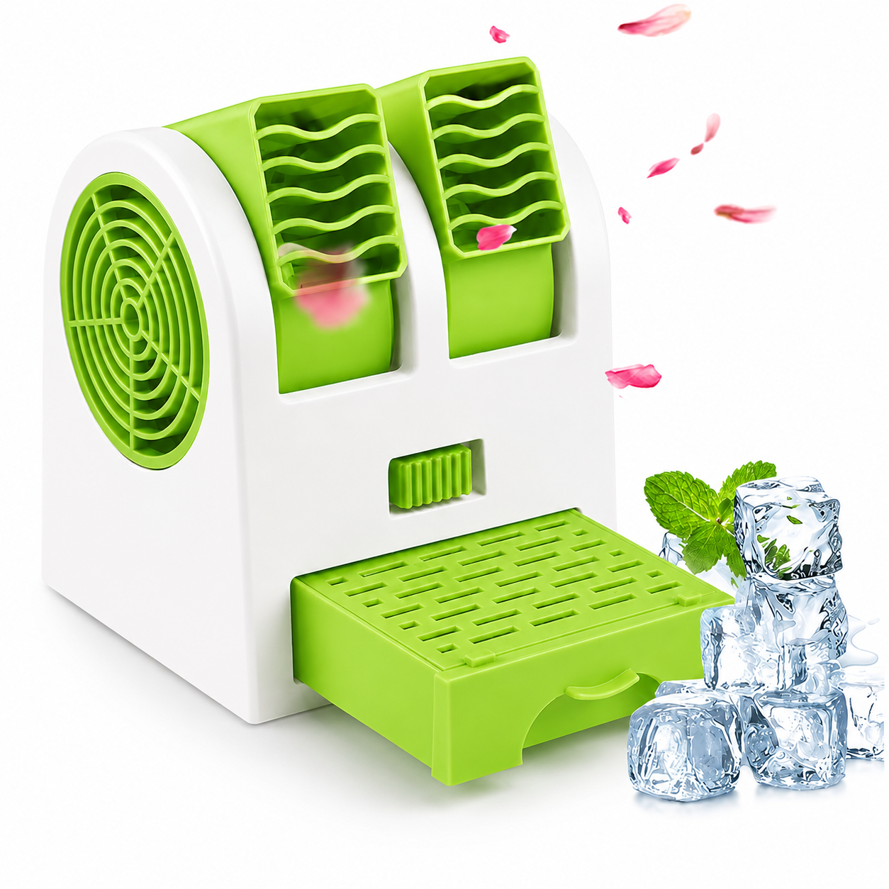Portable USB Mini Air Cooler Fan with Water Cooling Function (Multi-Colour)