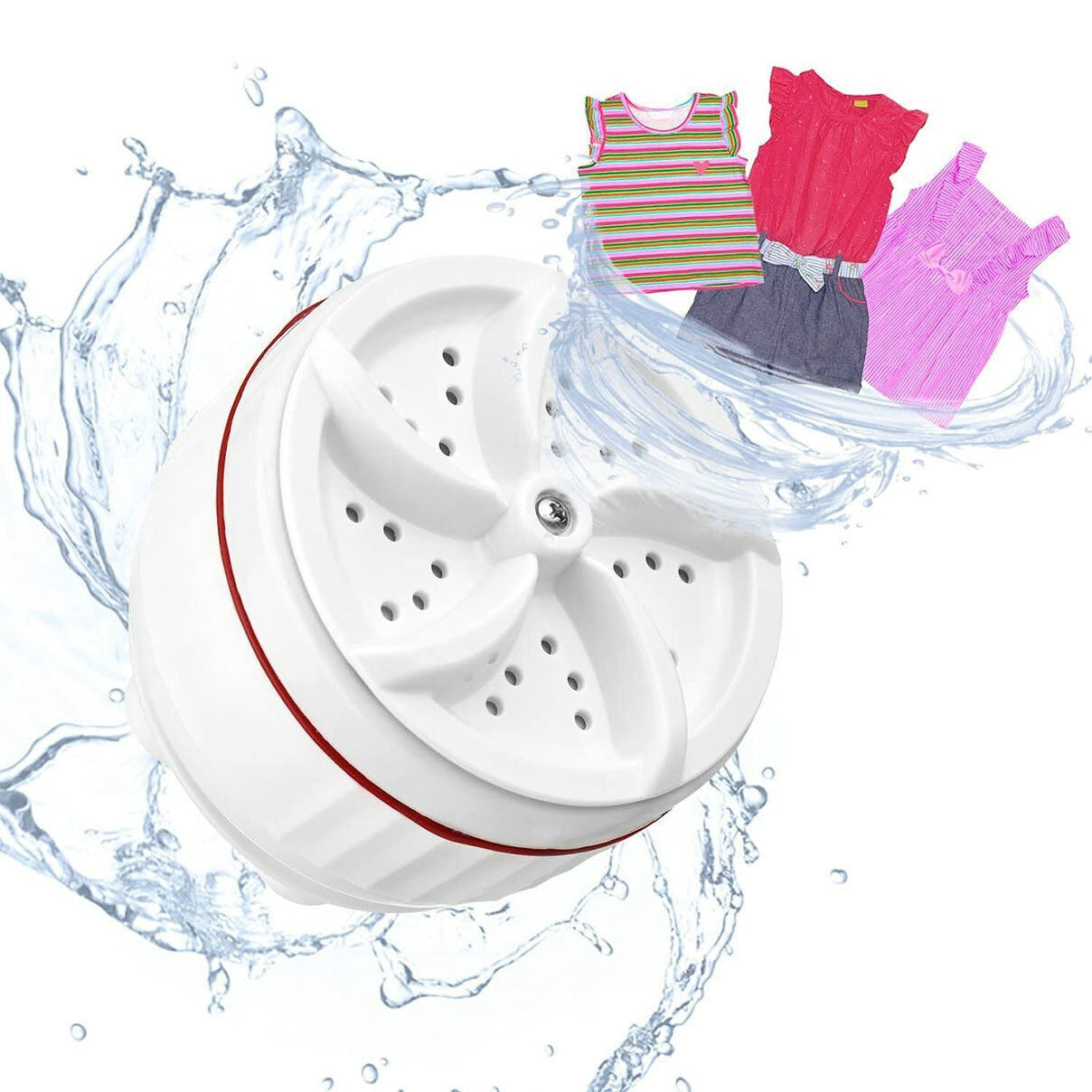 Portable Mini Turbo Washing Machine with USB Power
