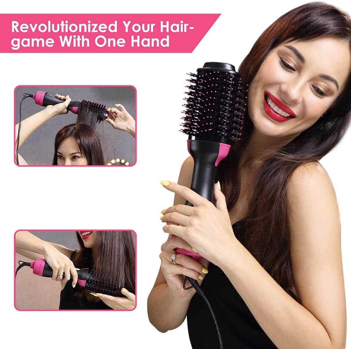 3 in 1 Hot Air Brush Hair Dryer and Styler Volumizer