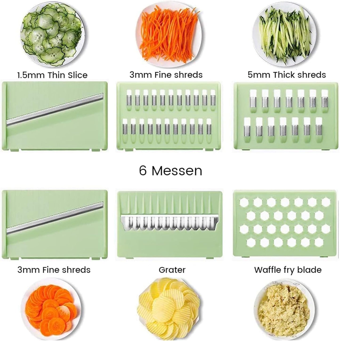 Multi-Functional Kitchen Vegetable Cutter Set