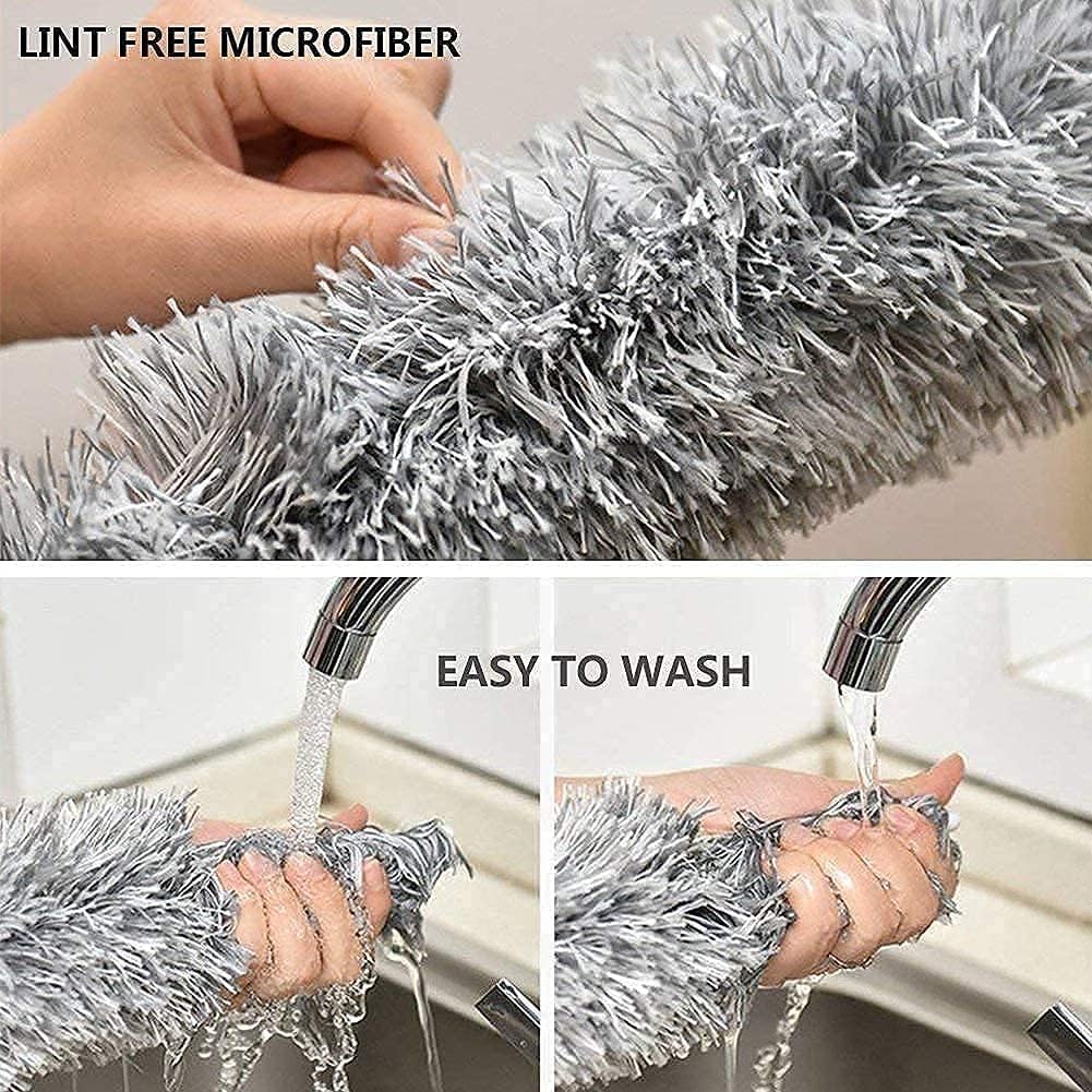 Flexible Fan Cleaning Duster with Long Extendable Rod