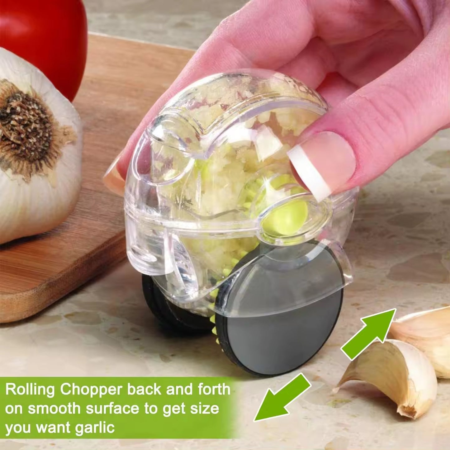 Garlic Mincer Roller and Peeler Tool
