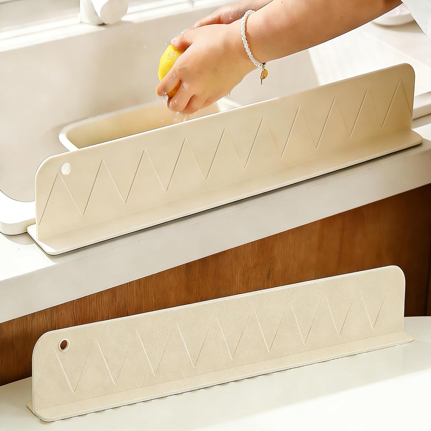 Silicone Sink Splash Guard Set