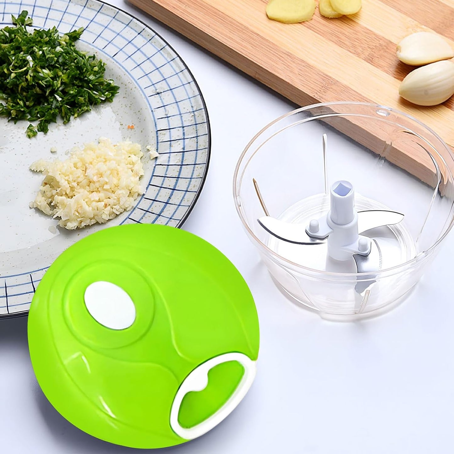 Manual Hand Pull Vegetable Chopper and Food Processor