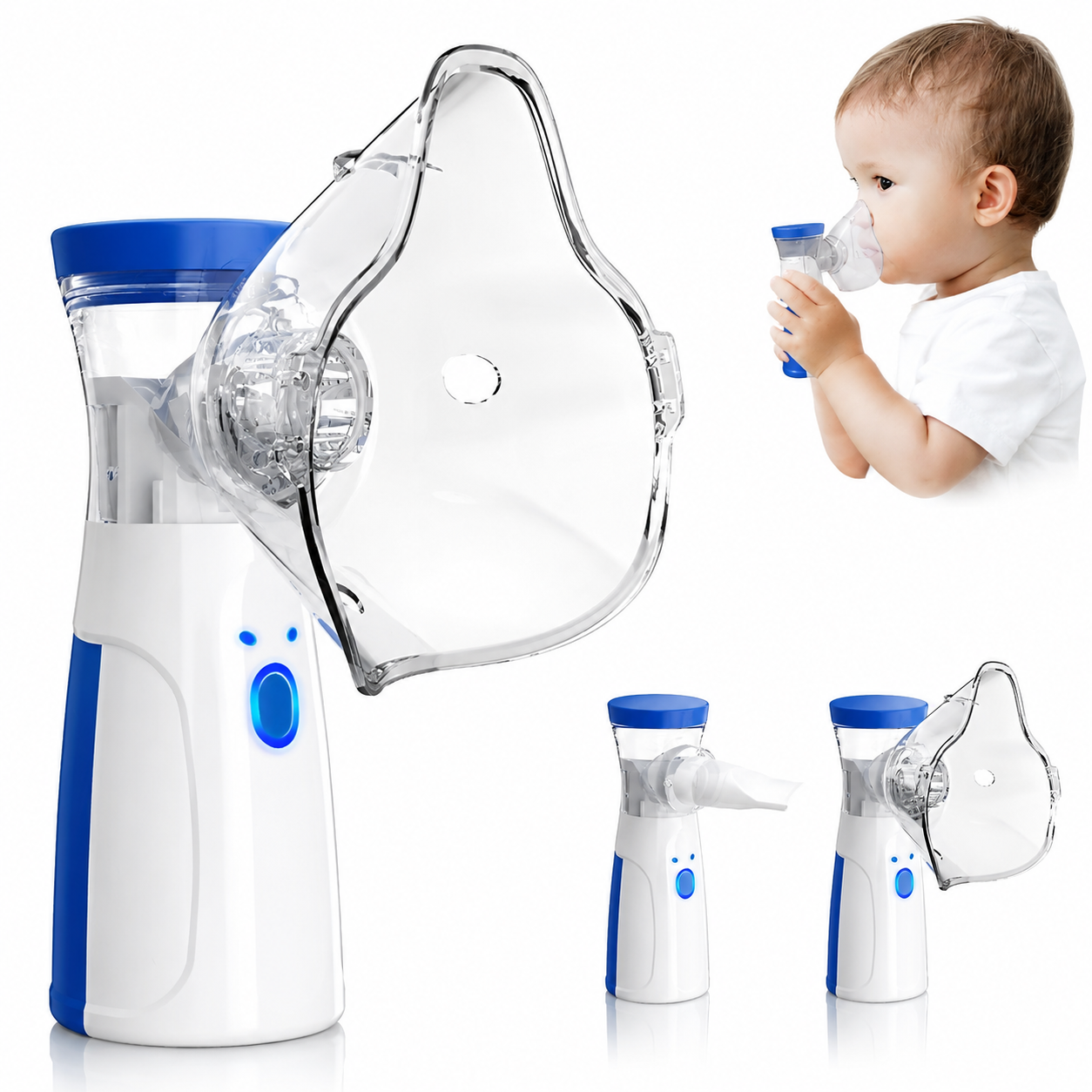 Portable Mesh Nebulizer Machine for Adults and Kids