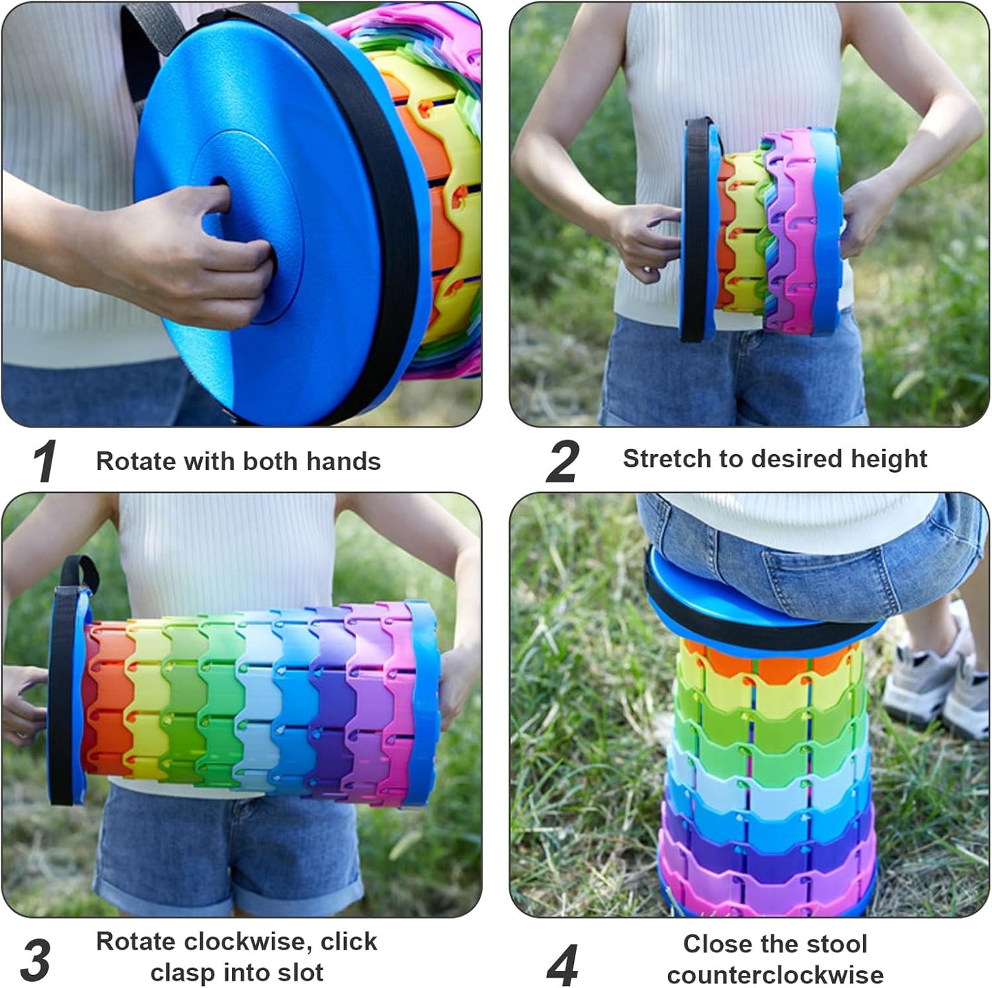 Portable Telescopic Camping Stool