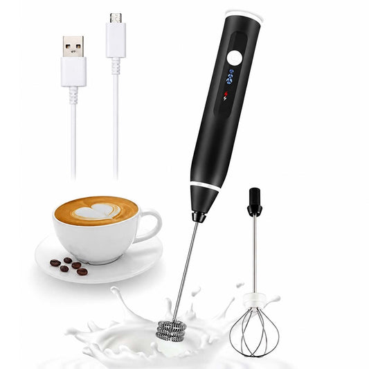 2-in-1 USB Rechargeable Electric Milk Frother