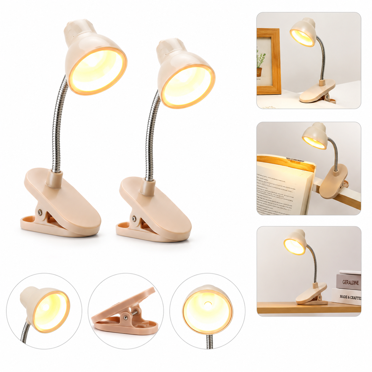 Mini Foldable LED Book Light for Reading
