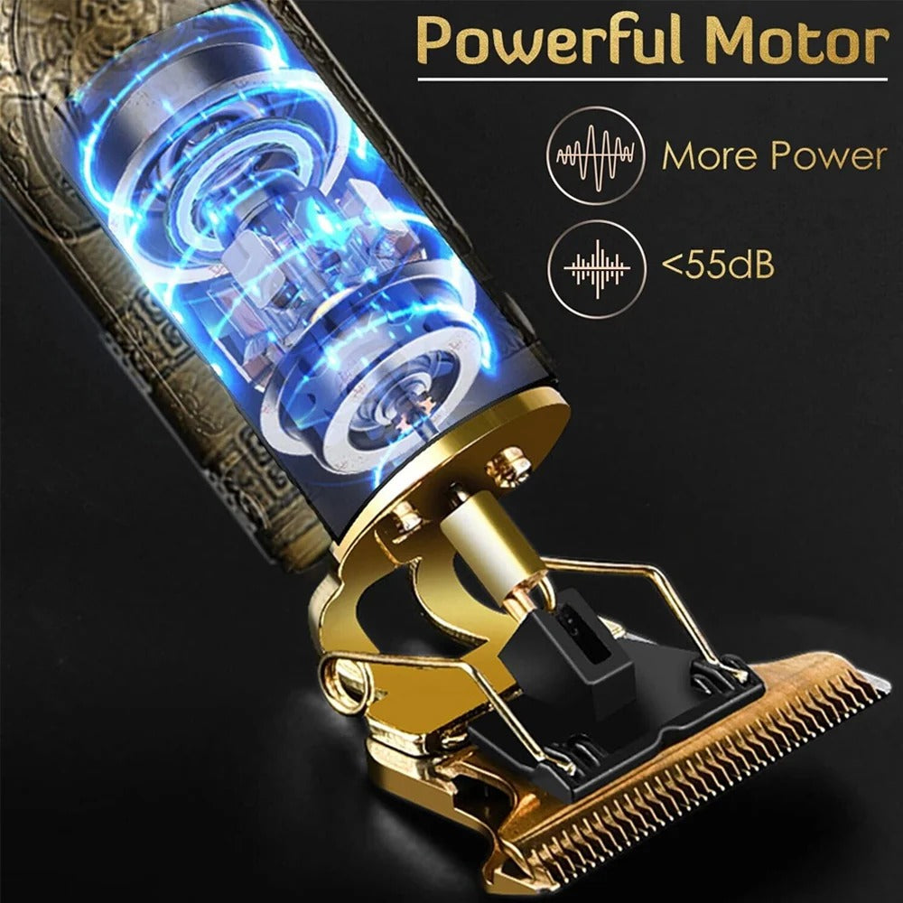 Professional Cordless Hair Clipper & Beard Trimmer
