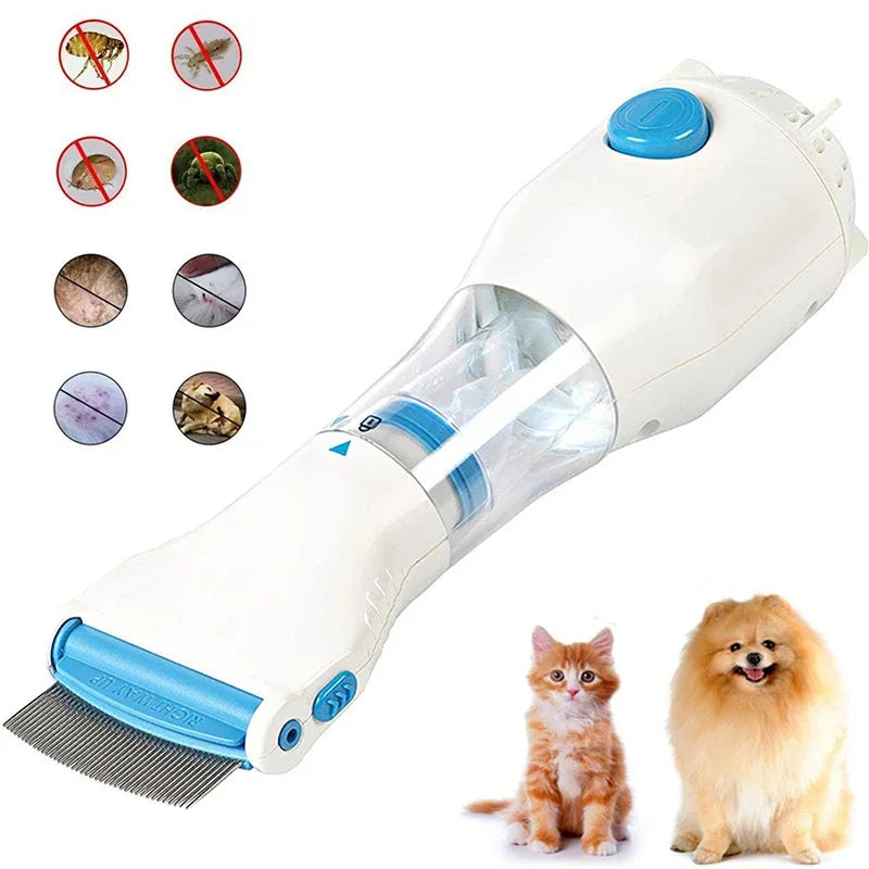 Electronic Hair and Scalp Comb with Disposable Filter System