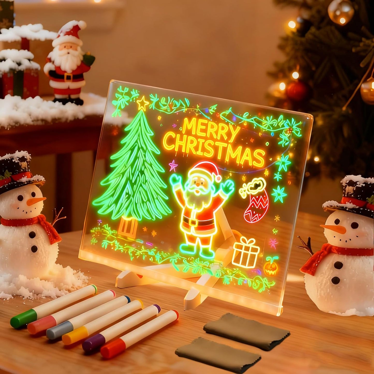 LED Acrylic Note Board with Color Lighting