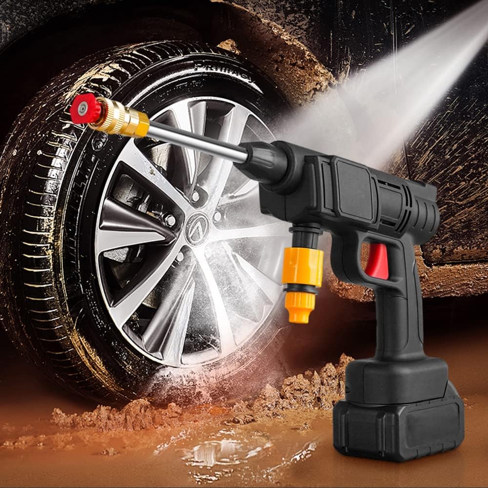 Portable Cordless High Pressure Water Spray Gun with Battery